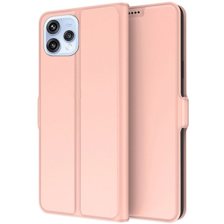Чехол-книжка Deexe Faro Wallet для OPPO Reno 15 - Rose Gold: фото 1 из 7