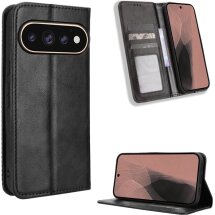 Чохол-книжка Deexe Retro Style для Google Pixel 11 / 11 Pro - Black: фото 1 з 18