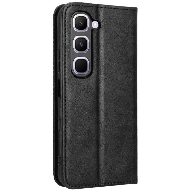 Чохол-книжка Deexe Retro Style для Infinix Hot 70 Pro - Black (331103B) Чохол-книжка Deexe Retro Style для Infinix Hot 70 Pro - Black: фото 7 з 18