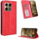 Чохол-книжка Deexe Retro Style для Motorola Edge 70 Pro - Red (412004R). Фото 2 з 19