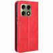 Чохол-книжка Deexe Retro Style для Motorola Edge 70 Pro - Red (412004R). Фото 8 з 19