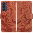 Чехол-книжка Deexe Tiger для Samsung Galaxy M35 (M356) - Brown (355715Z)