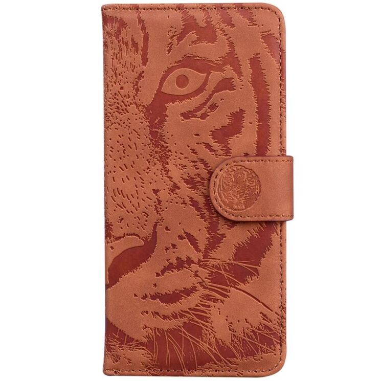 Чехол-книжка Deexe Tiger для Samsung Galaxy M35 (M356) - Brown: фото 5 из 7
