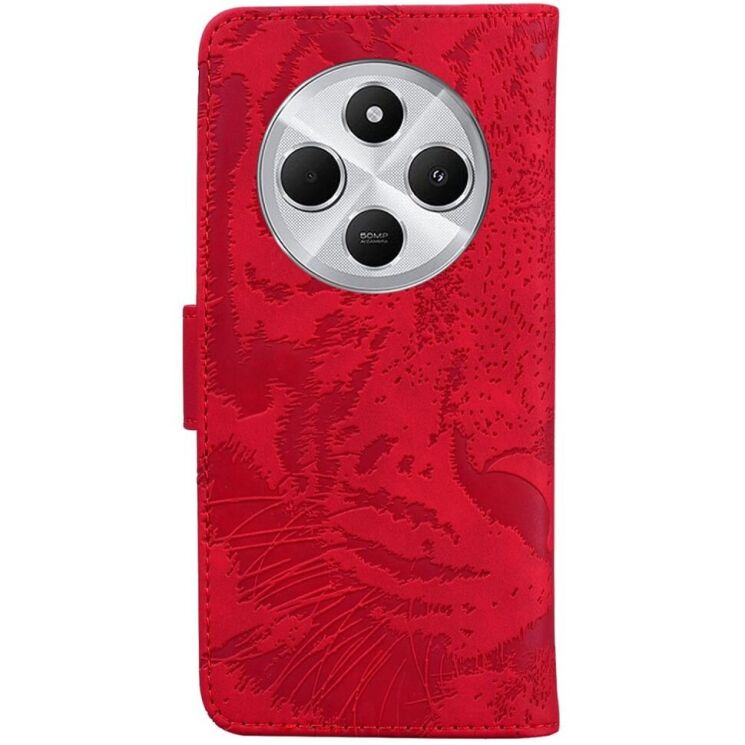 Чехол-книжка Deexe Tiger для Xiaomi Redmi 14C / Redmi A4 5G / Poco C75 - Red: фото 3 из 7