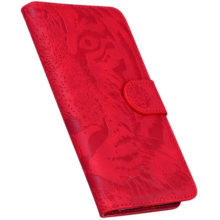 Чехол-книжка Deexe Tiger для Xiaomi Redmi 14C / Redmi A4 5G / Poco C75 - Red: фото 4 из 7