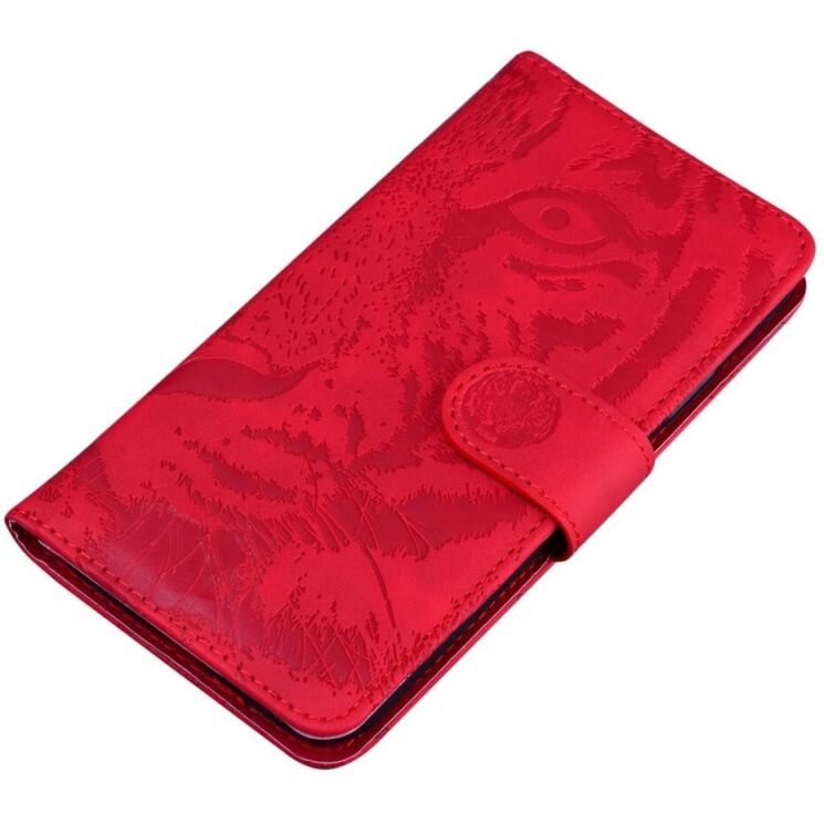 Чехол-книжка Deexe Tiger для Xiaomi Redmi 14C / Redmi A4 5G / Poco C75 - Red: фото 5 из 7