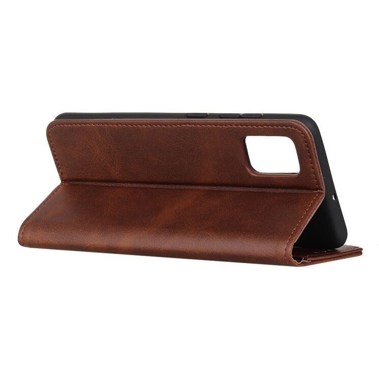Чохол-книжка Deexe Wallet Case для Motorola Moto G9 Plus - Coffee: фото 3 з 8