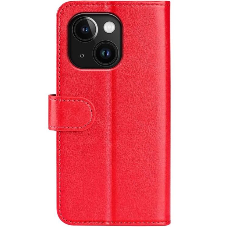 Чехол-книжка Deexe Wallet Style для Apple iPhone 15 - Red: фото 5 из 9