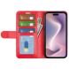 Чехол-книжка Deexe Wallet Style для Apple iPhone 16 Plus - Red (360600R). Фото 2 из 6