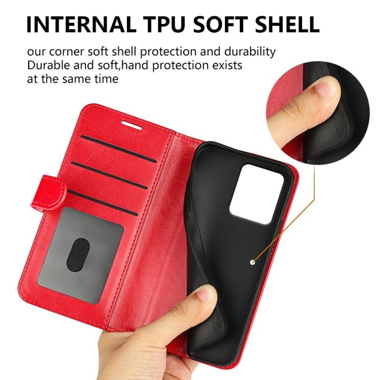 Чехол-книжка Deexe Wallet Style для HMD Skyline - Red: фото 7 из 8