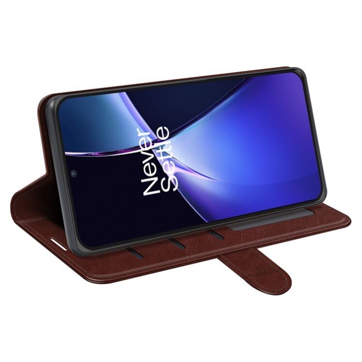 Чехол-книжка Deexe Wallet Style для OnePlus Nord CE 4 Lite - Brown: фото 3 из 6