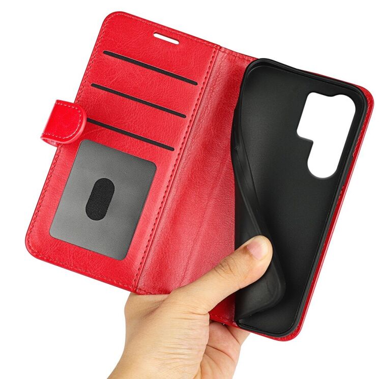 Чехол-книжка Deexe Wallet Style для Samsung Galaxy S25 Ultra (S938) - Brown: фото 6 из 6