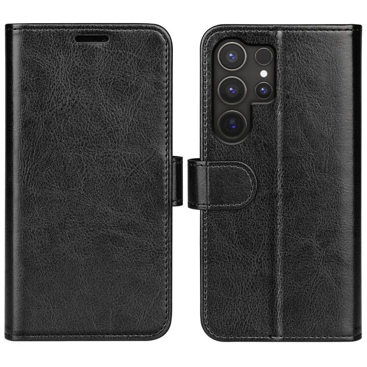 Чехол-книжка Deexe Wallet Style для Samsung Galaxy S25 Ultra (S938) - Black: фото 1 из 6