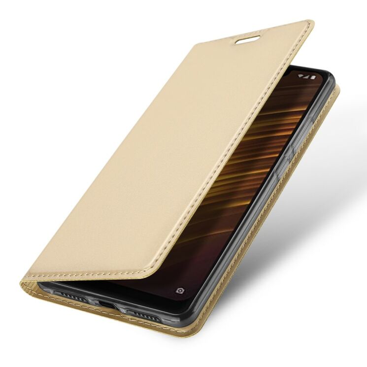 Чехол-книжка DUX DUCIS Skin Pro для Xiaomi Pocophone F1 - Gold: фото 4 из 14