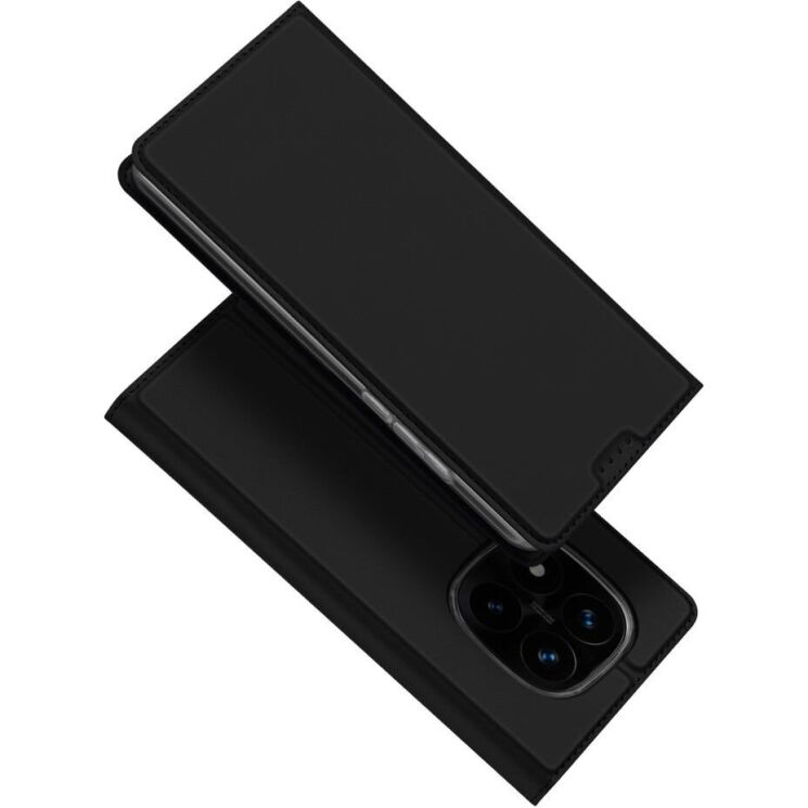 Чехол-книжка DUX DUCIS Skin Pro для Xiaomi Redmi Note 14 Pro Plus - Black: фото 1 из 9