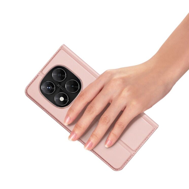 Чохол-книжка DUX DUCIS Skin Pro для Xiaomi Redmi Note 14 Pro - Pink: фото 6 з 9