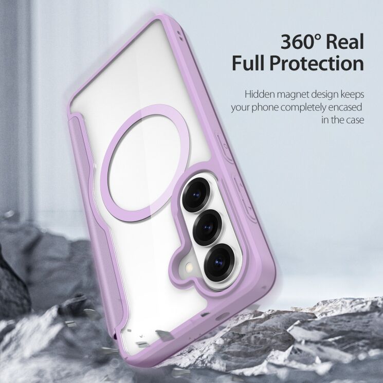 Чехол-книжка DUX DUCIS Skin X Pro Magnetic для Samsung Galaxy S26 - Black: фото 11 из 13