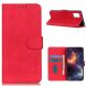 Чехол-книжка KHAZNEH Retro Wallet для Realme 7 Pro - Red (250615R). Фото 1 из 10