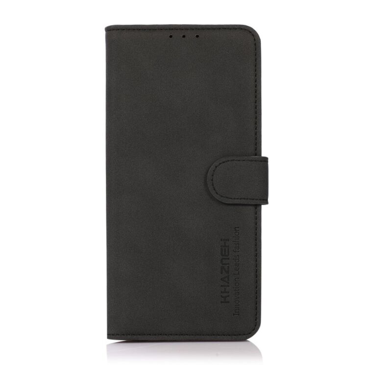 Чохол-книжка KHAZNEH Retro Style для Samsung Galaxy S21 FE (G990) - Black: фото 3 з 9