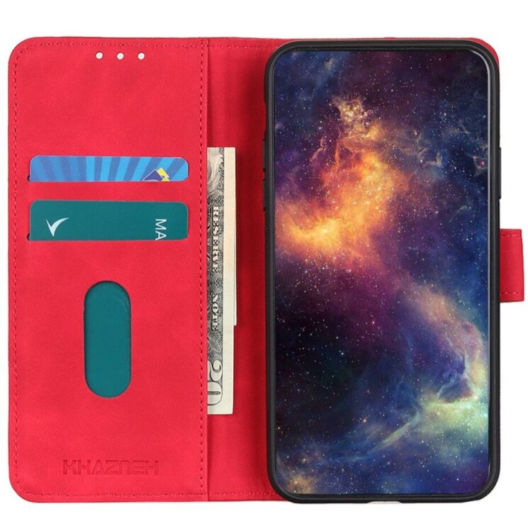 Чохол-книжка KHAZNEH Retro Wallet для Xiaomi Poco F8 Pro - Red: фото 3 з 8