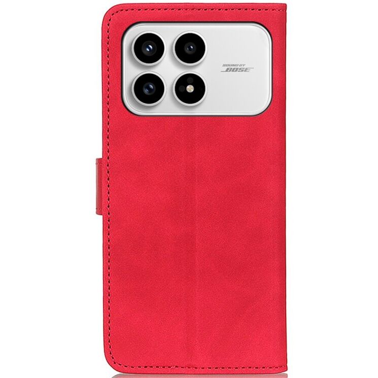 Чохол-книжка KHAZNEH Retro Wallet для Xiaomi Poco F8 Pro - Red: фото 4 з 8