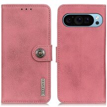 Чехол-книжка KHAZNEH Wallet Cover для Google Pixel 9 / 9 Pro - Pink: фото 1 из 8