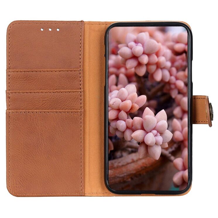 Чохол-книжка KHAZNEH Wallet Cover для Motorola Edge 50 Ultra - Brown: фото 2 з 8