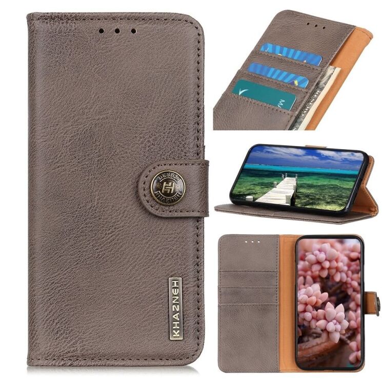 Чохол-книжка KHAZNEH Wallet Cover для Samsung Galaxy A03 (A035) - Grey: фото 1 з 9