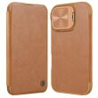 Чехол-книжка NILLKIN Qin Prop Leather Case для Apple iPhone 16 - Brown (366464Z)