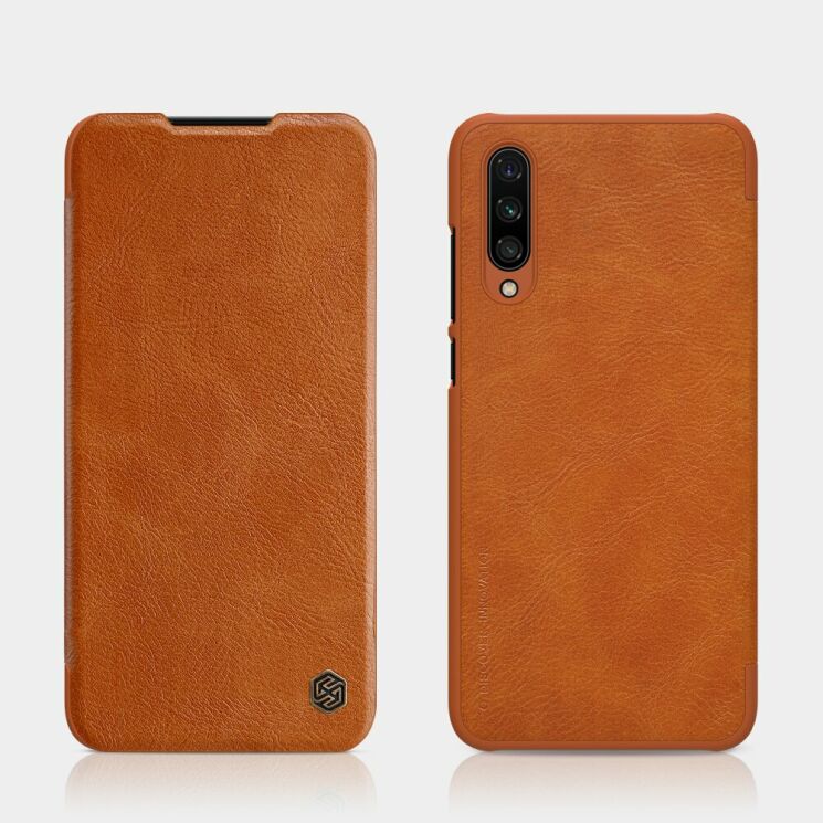 Чохол-книжка NILLKIN Qin Series для Xiaomi Mi 9 Lite / Mi CC9 - Brown: фото 4 з 17
