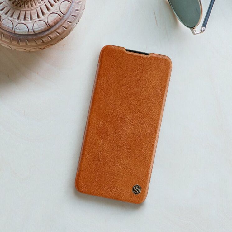 Чохол-книжка NILLKIN Qin Series для Xiaomi Mi 9 Lite / Mi CC9 - Brown: фото 6 з 17