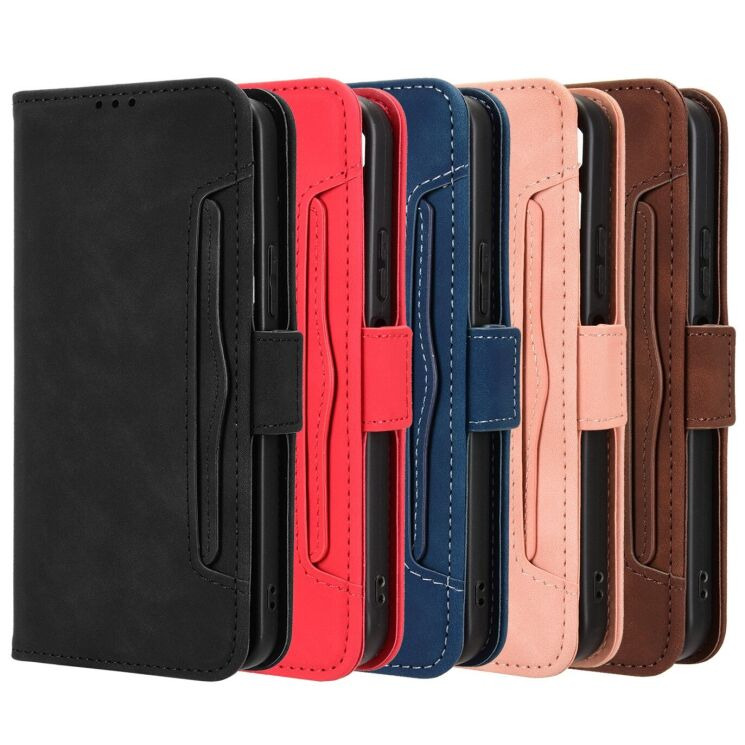 Чохол-книжка з кишеньками Deexe Wallet Stand для Realme C100i - Brown (412504Z) Чохол-книжка з кишеньками Deexe Wallet Stand для Realme C100i - Brown: фото 9 з 15