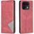 Чехол-книжка с карманами UniCase Geometric Pattern для OPPO Reno 16 / 16 Pro - Red: фото 1 из 10