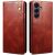 Чехол-книжка с карманами UniCase Leather Wallet для Samsung Galaxy S26 Plus (S947) - Brown: фото 1 из 8