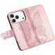 Чохол-книжка з малюнком UniCase Butterfly Pattern для iPhone 18 Pro / 17 Pro - Rose Gold (423624RG). Фото 4 з 9