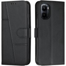 Чехол-книжка с застежкой UniCase Jet Cover для Infinix GT 50 Pro - Black: фото 1 из 10