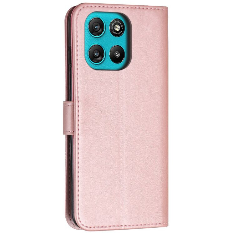 Чехол-книжка с застежкой UniCase Jet Cover для Motorola Moto G57 / G57 Power / G67 Power - Rose Gold: фото 5 из 10