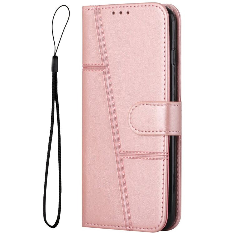 Чехол-книжка с застежкой UniCase Jet Cover для Motorola Moto G57 / G57 Power / G67 Power - Rose Gold: фото 4 из 10