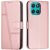 Чехол-книжка с застежкой UniCase Jet Cover для Motorola Moto G57 / G57 Power / G67 Power - Rose Gold: фото 1 из 10