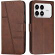 Чехол-книжка с застежкой UniCase Jet Cover для Xiaomi Poco F8 Pro - Brown (403558Z)