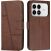 Чохол-книжка з застібкою UniCase Jet Cover для Xiaomi Poco F8 Pro - Brown: фото 1 з 10
