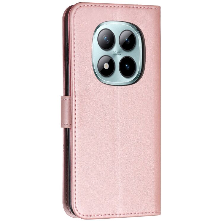 Чехол-книжка с застежкой UniCase Jet Cover для Xiaomi Redmi Note 15 Pro - Rose Gold: фото 5 из 10