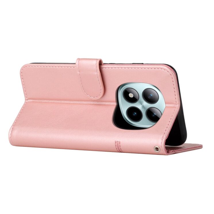 Чехол-книжка с застежкой UniCase Jet Cover для Xiaomi Redmi Note 15 Pro - Rose Gold: фото 3 из 10