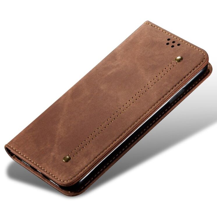 Чехол-книжка с кармашками UniCase Jeans Wallet для Huawei Nova 9 SE - Coffee: фото 4 из 6