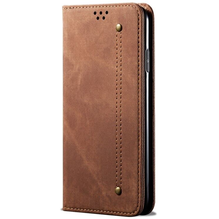 Чехол-книжка с кармашками UniCase Jeans Wallet для Huawei Nova 9 SE - Coffee: фото 2 из 6