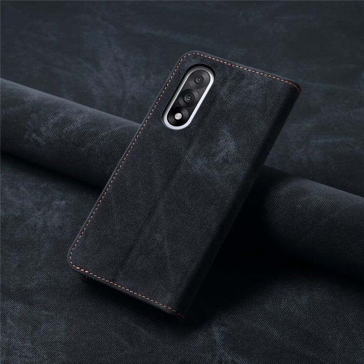 Чехол-книжка с кармашками UniCase Jeans Wallet для OnePlus Nord 5 - Black: фото 7 из 7