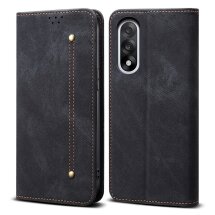 Чехол-книжка с кармашками UniCase Jeans Wallet для OnePlus Nord 5 - Black: фото 1 из 7