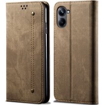 Чехол-книжка UniCase Jeans Wallet для Samsung Galaxy A06 (A065) - Khaki: фото 1 из 6