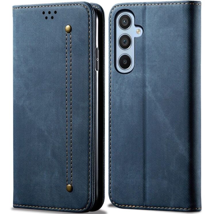 Чехол-книжка UniCase Jeans Wallet для Samsung Galaxy M34 (M346) - Blue: фото 1 из 6