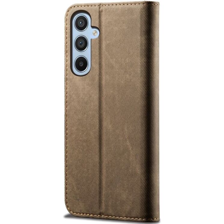 Чехол-книжка UniCase Jeans Wallet для Samsung Galaxy S24 FE (S721) - Khaki: фото 6 из 6
